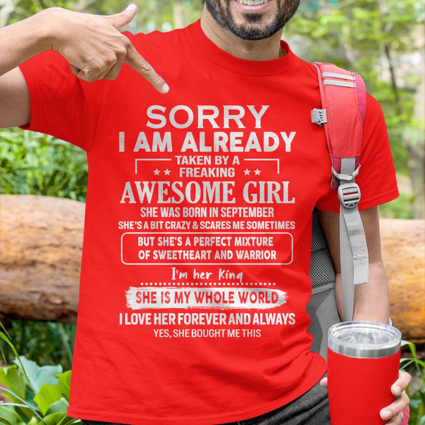 September - Awesome Girl - Perfect Gift For Your Boyfriend, Husband From Wife - EBIL09 (SKU04-86MT-09)