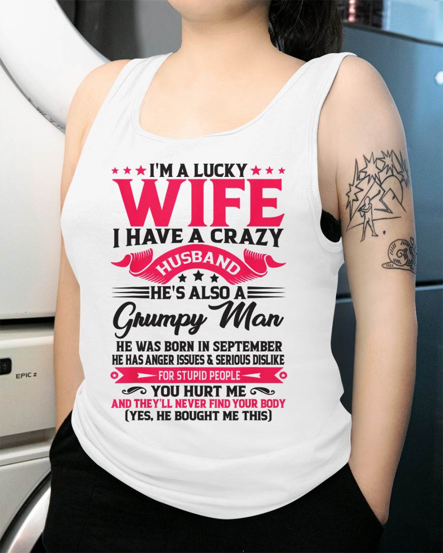 SEPTEMBER - TO MY WIFE - I'M A LUCKY WIFE - GIFT FROM HUSBAND - EBIL09 (SKU10-136-09)