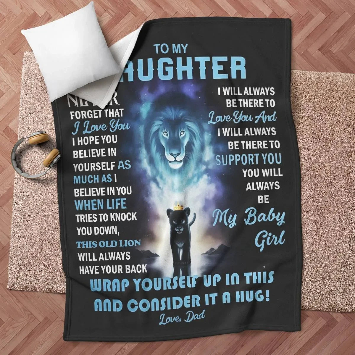 Special Gift for Your Daughter - From Dad Blanket