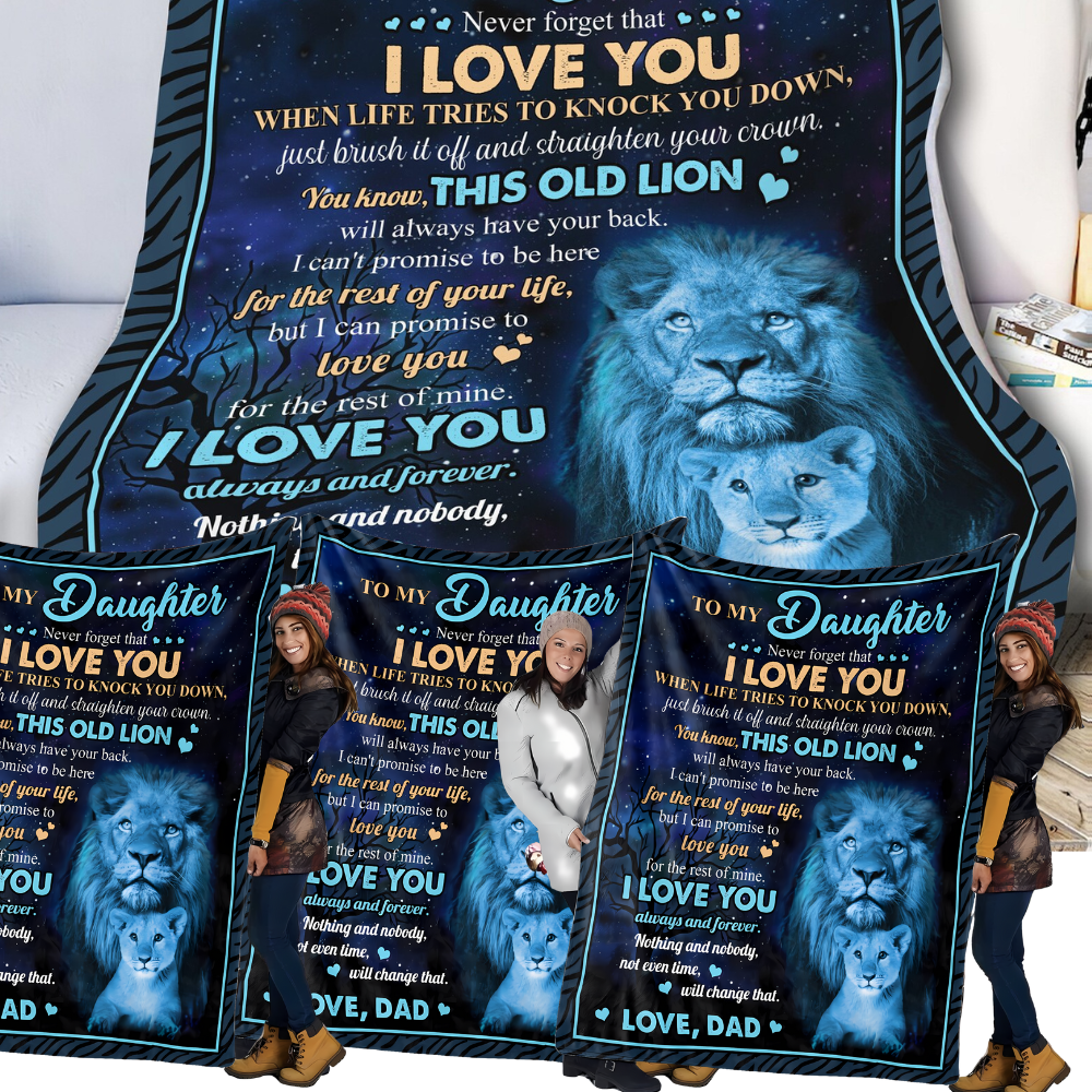 Special Gift For Your Daughter Blanket - From Dad