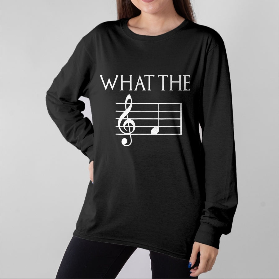 Best Teacher Shirt, Funny Teacher UnisexT-Shirt/Hoodie/Sweatshirt HLT00 - What The F Musical Note T-Shirt