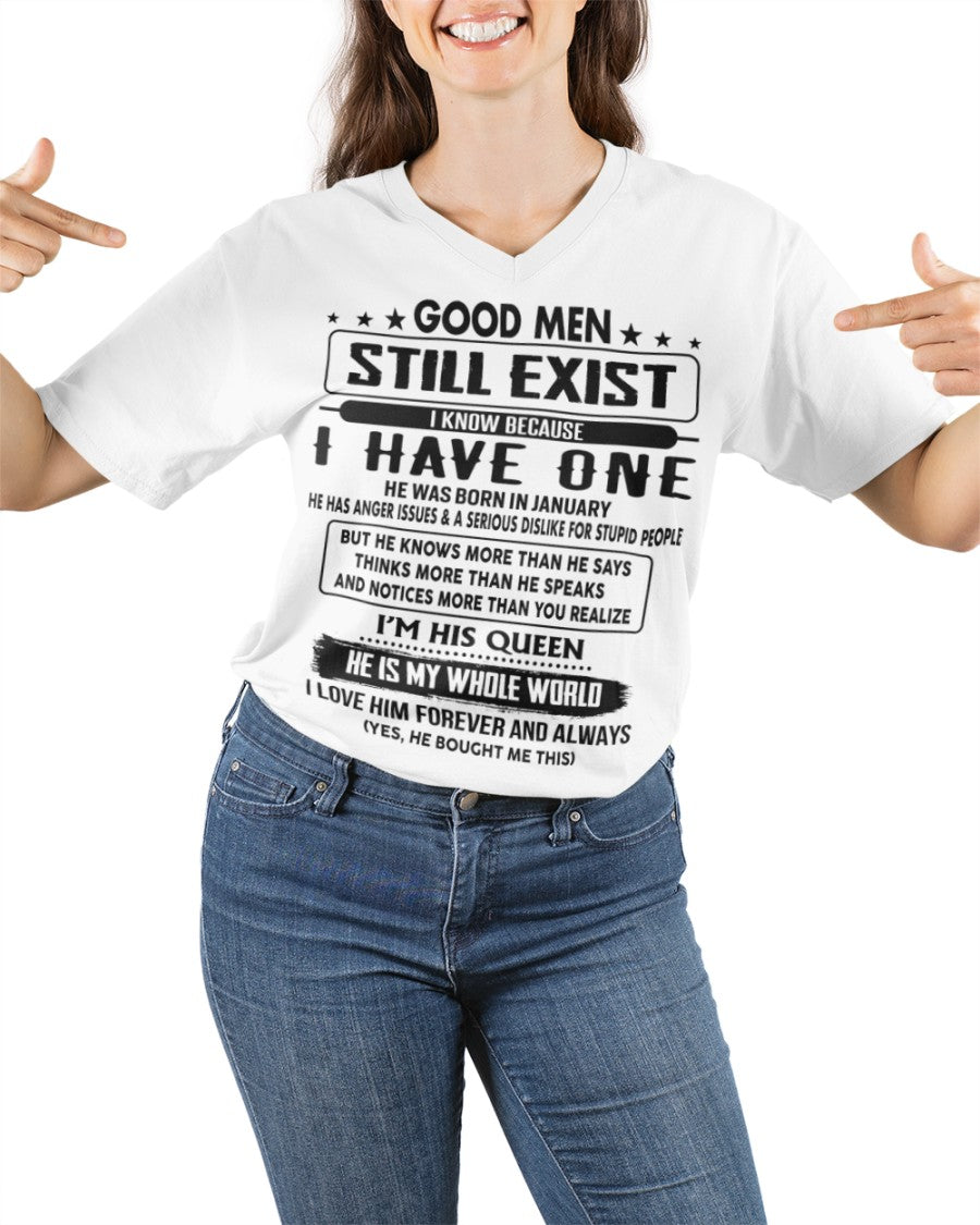 January - Good men Still Exist - gift for your girlfriend, wife from Husband - Ebil01 (SKU-GM-01)