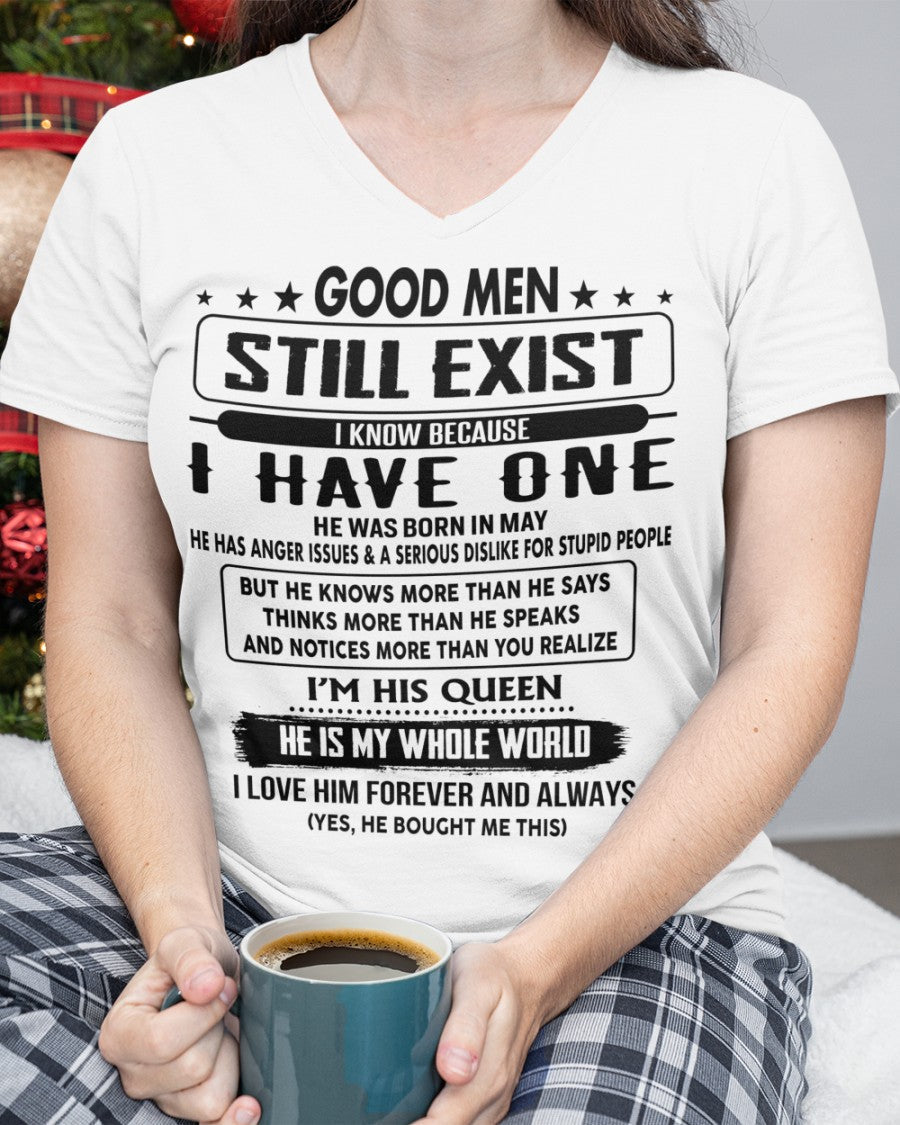May - Good men Still Exist - gift for your girlfriend, wife from Husband - Ebil05 (SKU-GM-05)