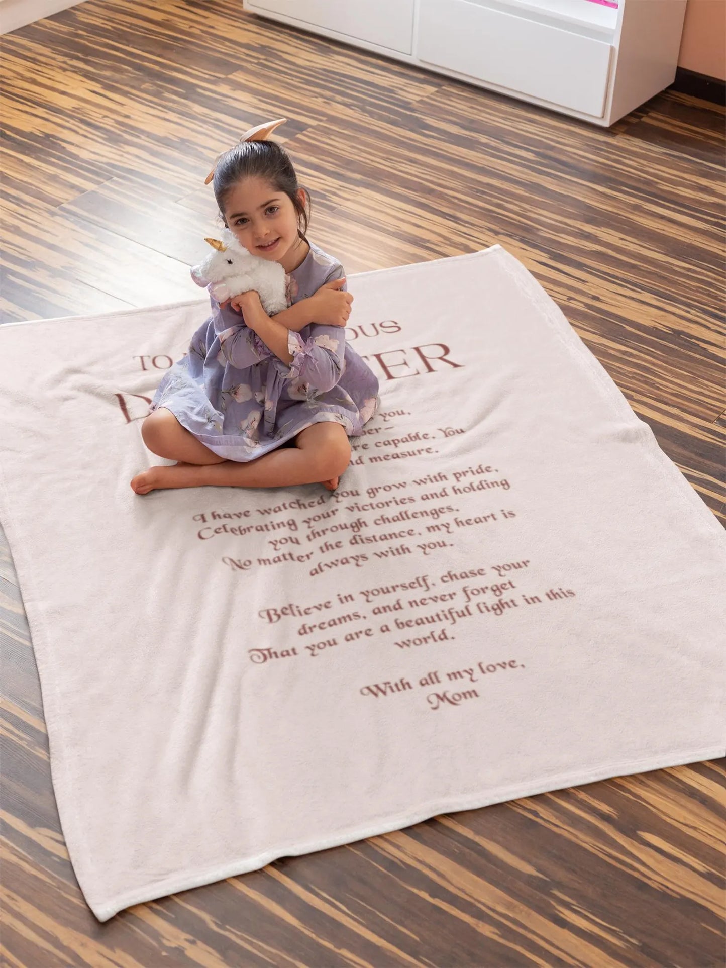 Special Gift For Your Daughter Blanket - From Mom