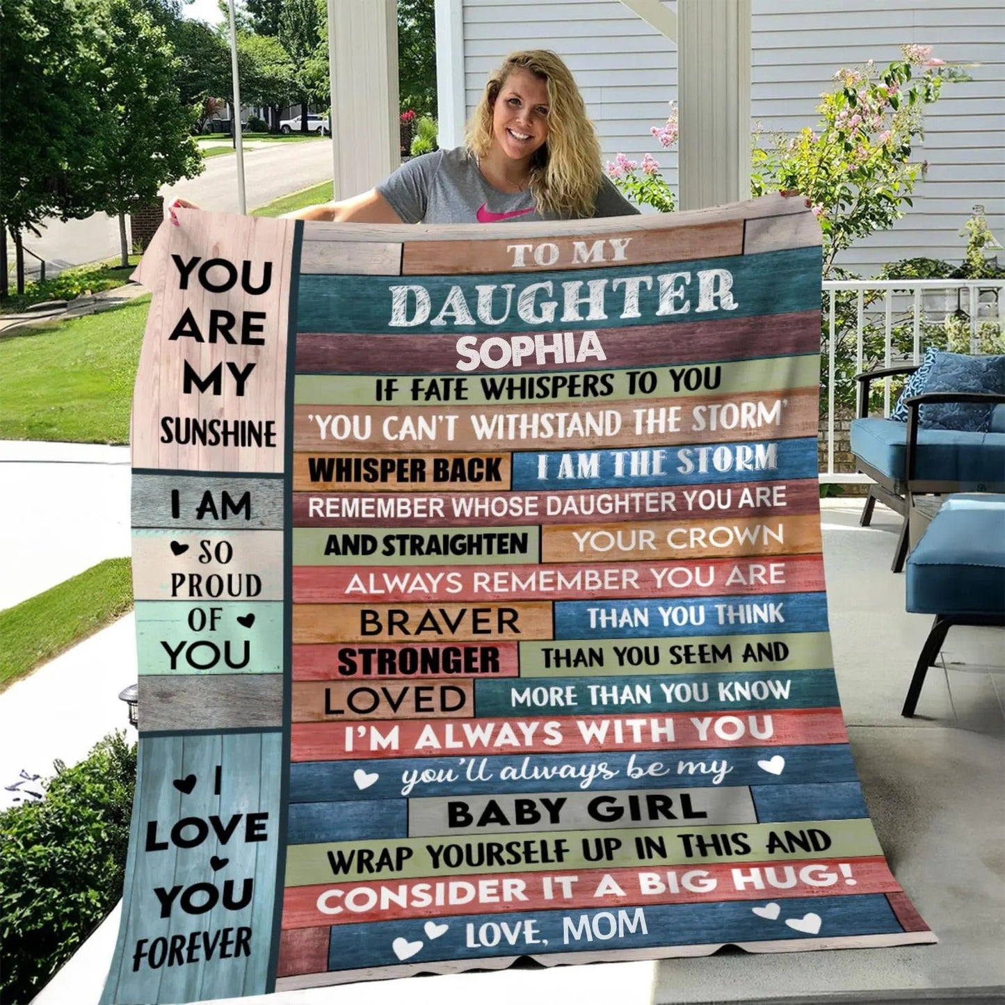 Gift For Daughter From Mom - Blanket