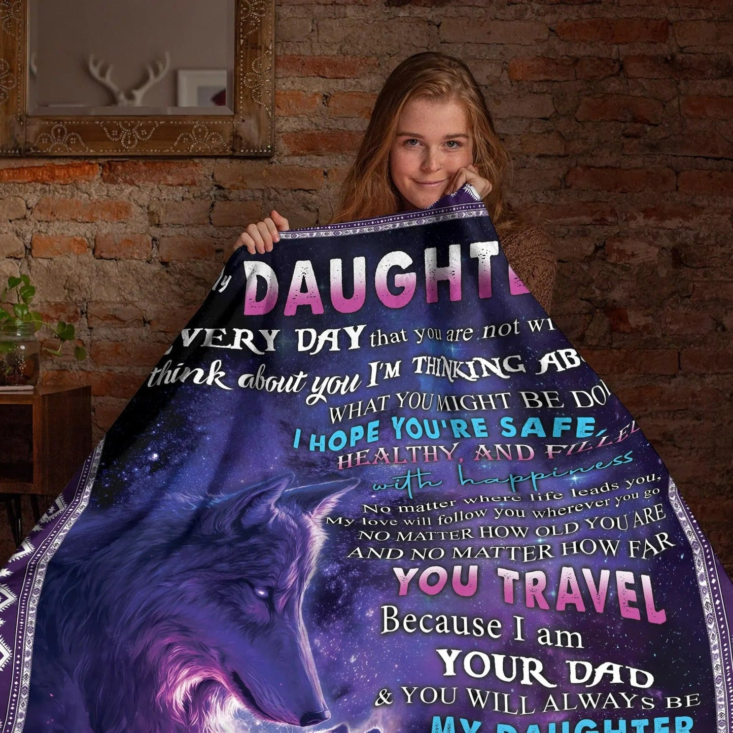 Special Gift For Your Daughter Blanket - From Dad