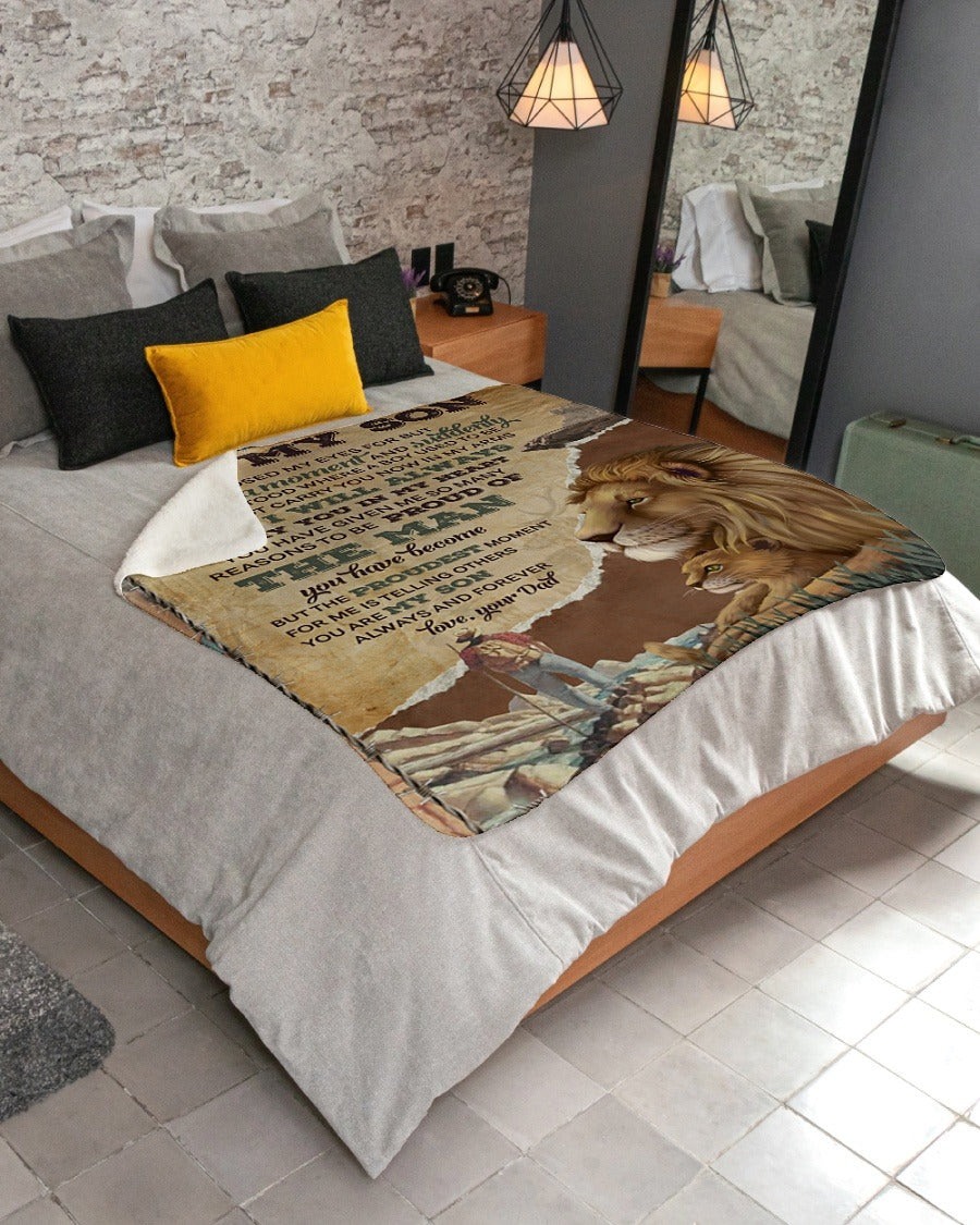 Special Gift for Your Son - From Dad Blanket