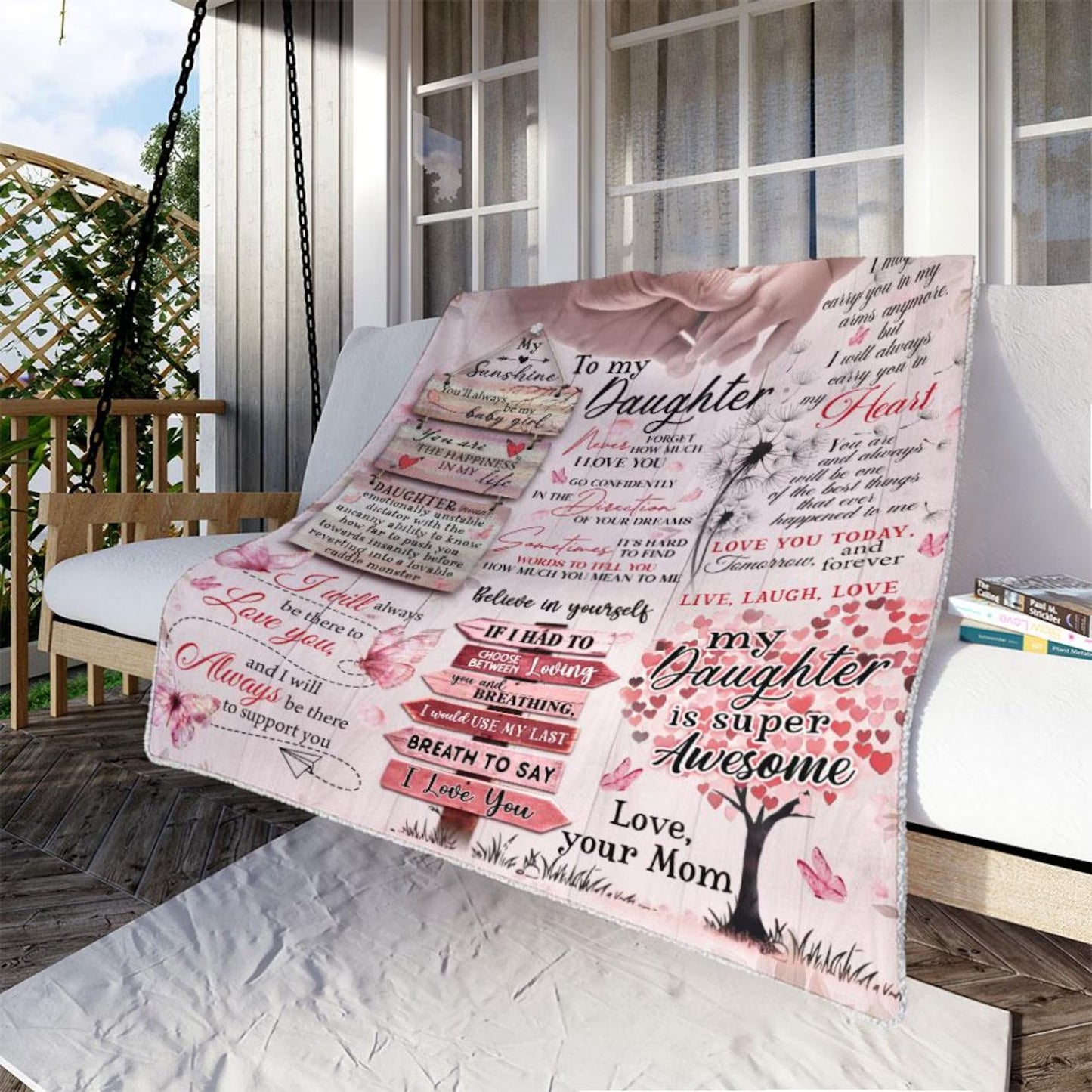 Special Gift for Your Daughter - From Mom Blanket