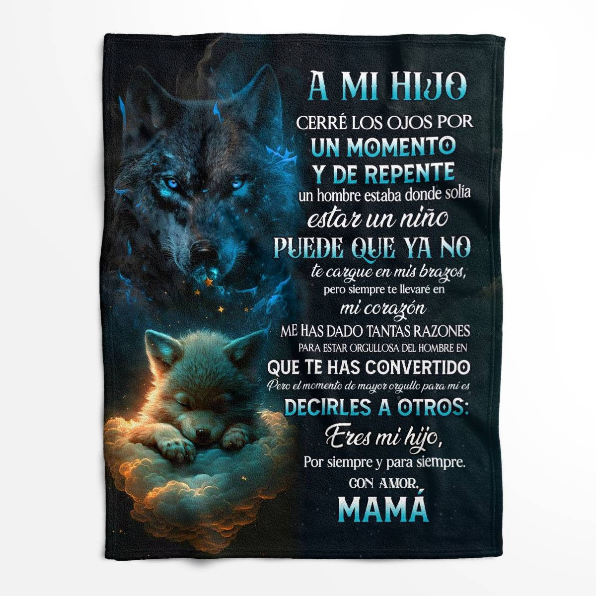 MANTA PARA HIJO – REGALO DE COMODIDAD Y CALOR DE MAMÁ Manta acolchada de forro polar Sherpa NTTDsp