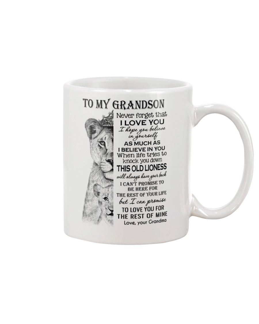 TO GRANDSON MUG 04 - GIFT FROM GRANDMA - EBIL00