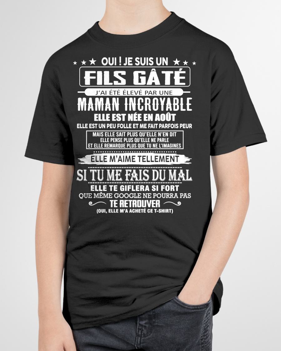 AOÛT - FILS GÂTÉ – CADEAU DE MAMAN - EBIL08 (SKU26T-0172-08)