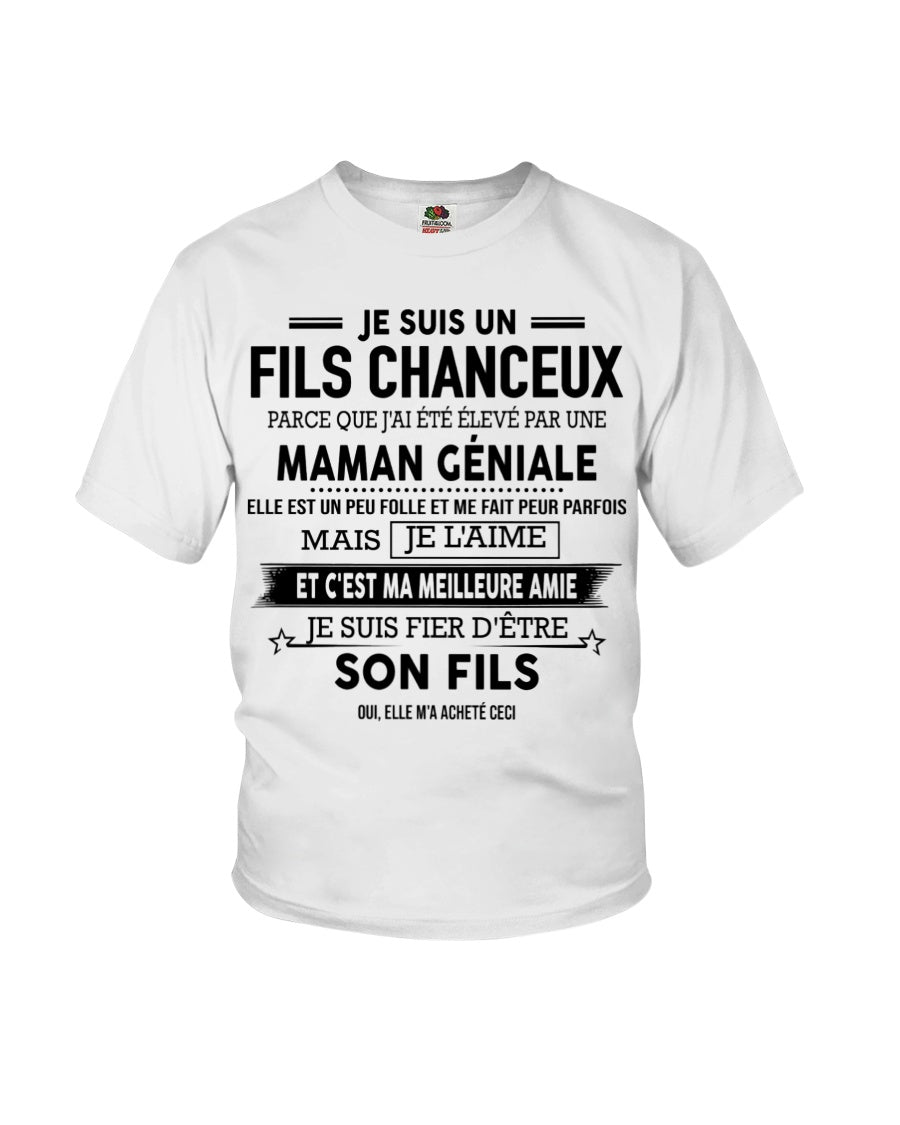 JE SUIS UN FILS GÂTÉ – CADEAU DE MAMAN INCROYABLE - frEBIL00