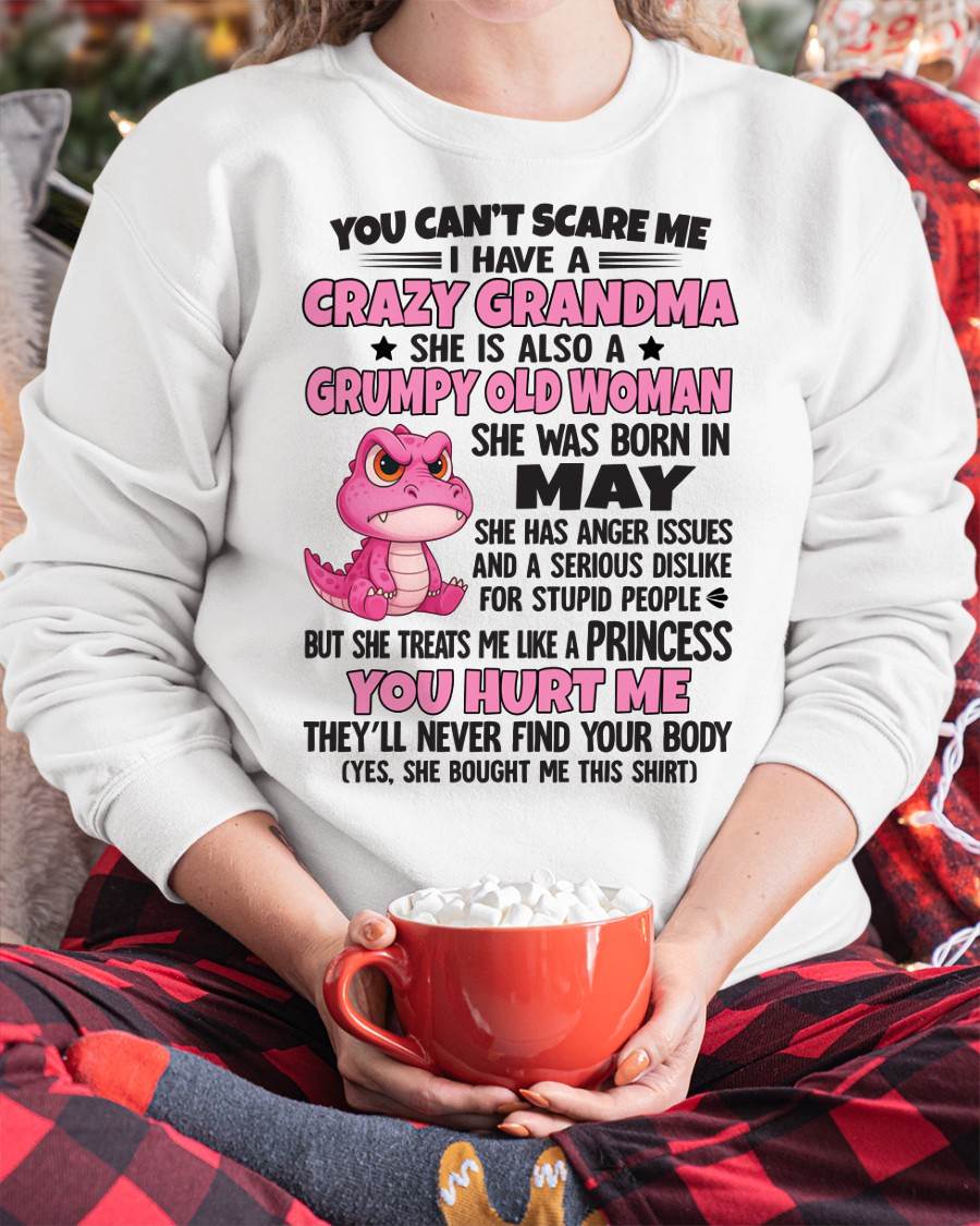 You Can’t Scare Me - Gift For Grandson And Granddaughter From Grandma - DONN05 (SKU09-130-05)