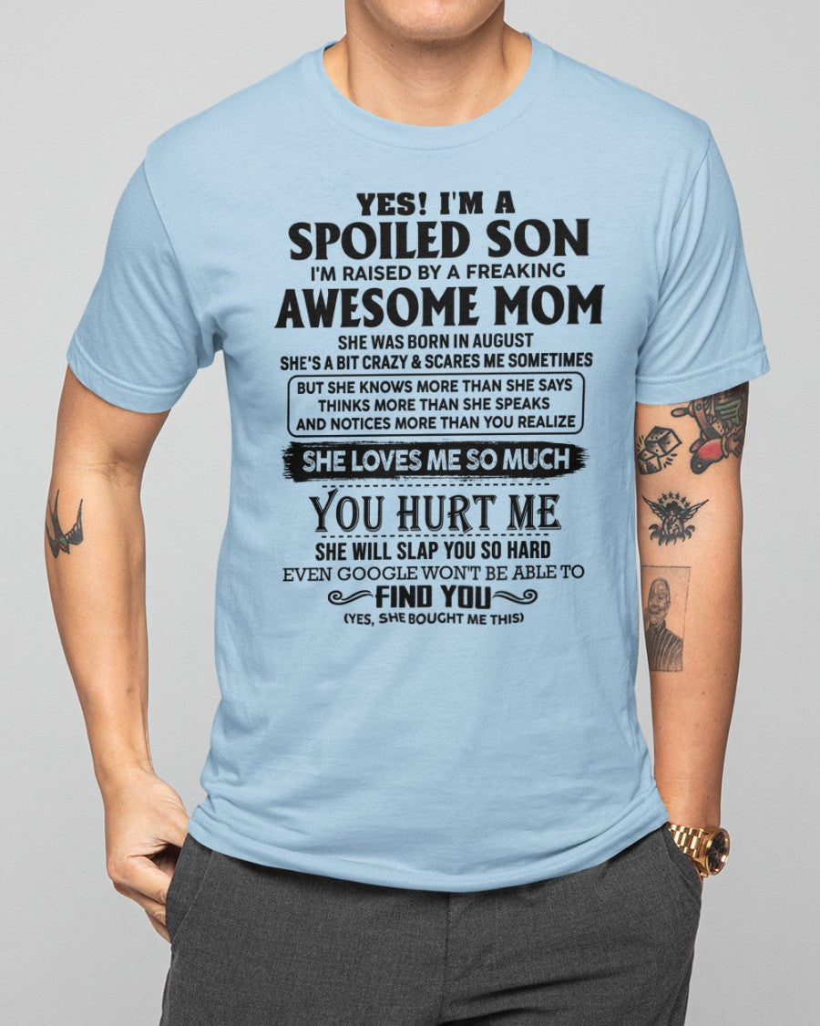 August - Awesome Mom - Perfect Gift For Son From Mom - ebil08 (SKU-SPW-08)