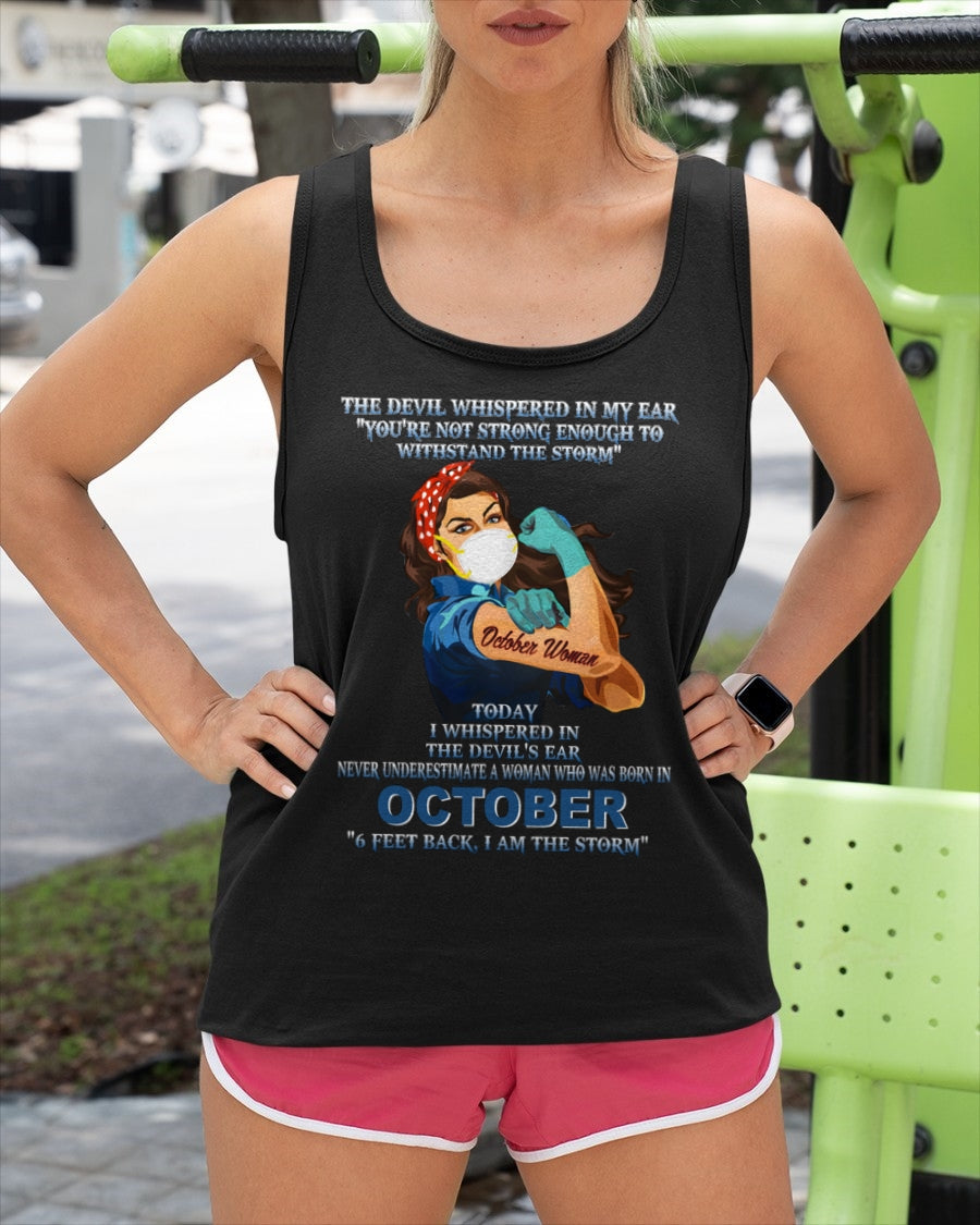 Never Underestimate A Woman Born In October – October Woman “I Am The Storm” - FMA / EBIL10 (SKU12-322-10)