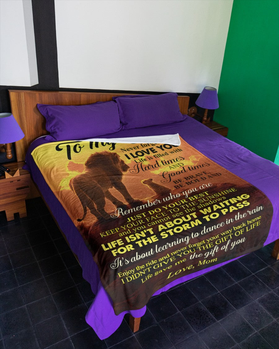 Special Gift For Your Son Blanket - From Mom (SKUB11-128)