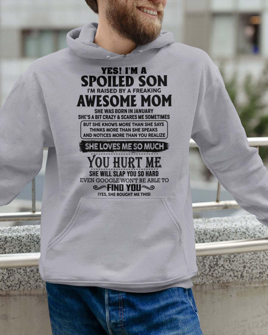 January - Awesome Mom - Perfect Gift For Your Son From Mom - ebil01 (SKU-SPW-01)