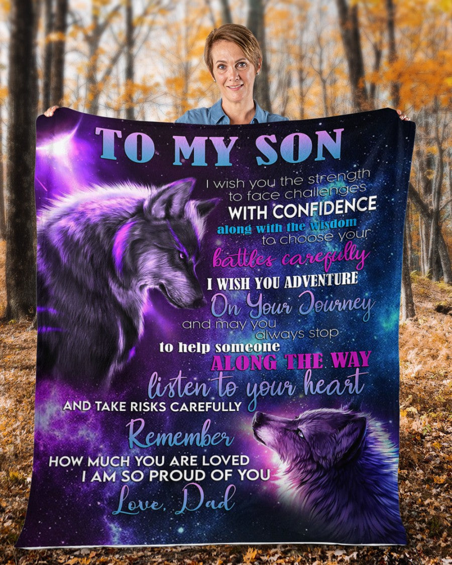 The Perfect Gift For Your Son Blanket - From Dad (SKUB10-BDONN)