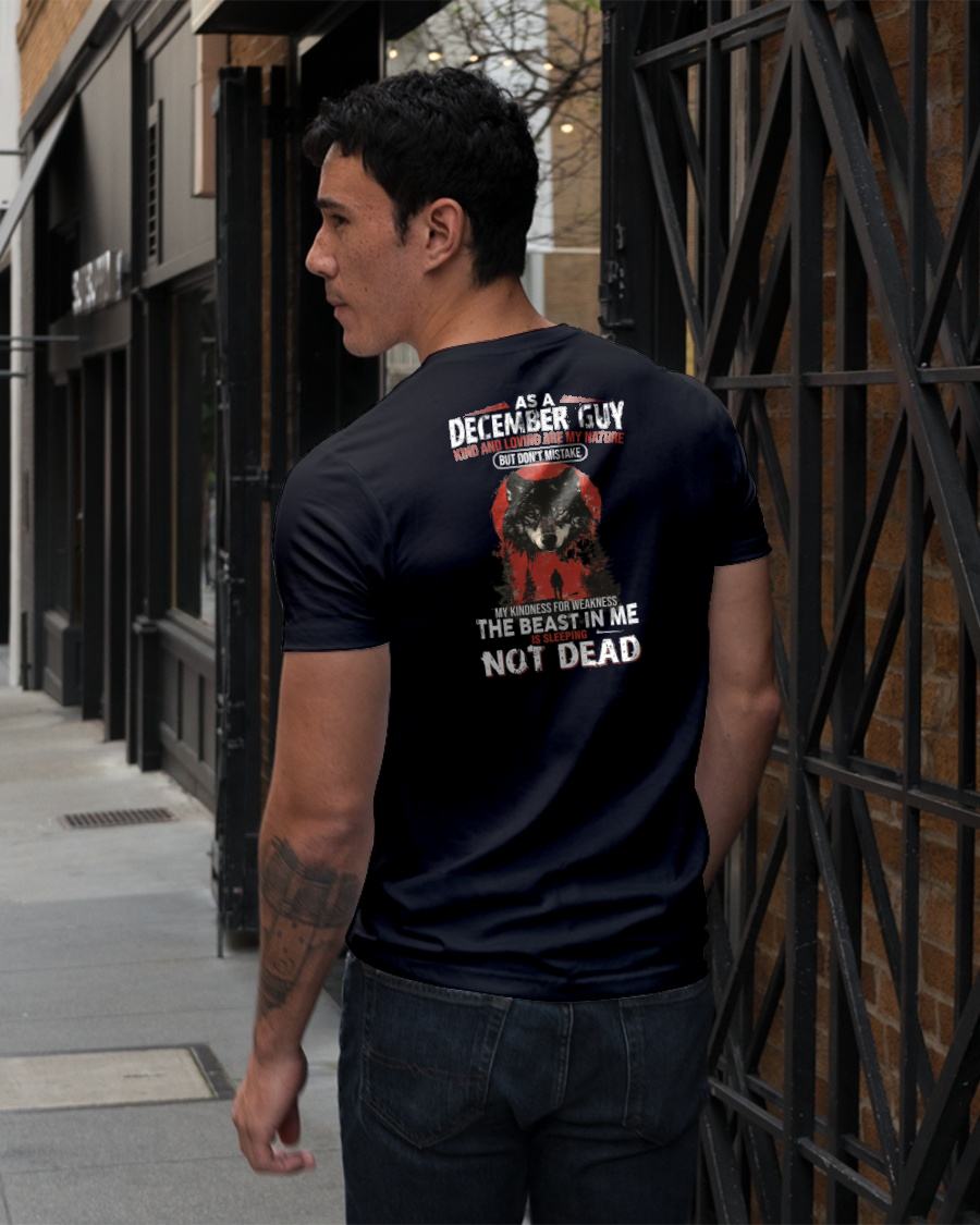 DECEMBER - KIND AND LOVING ARE MY NATURE - BIRTHDAY T-SHIRT FOR MEN - EBIL12 (SKU26T-01-17-12)