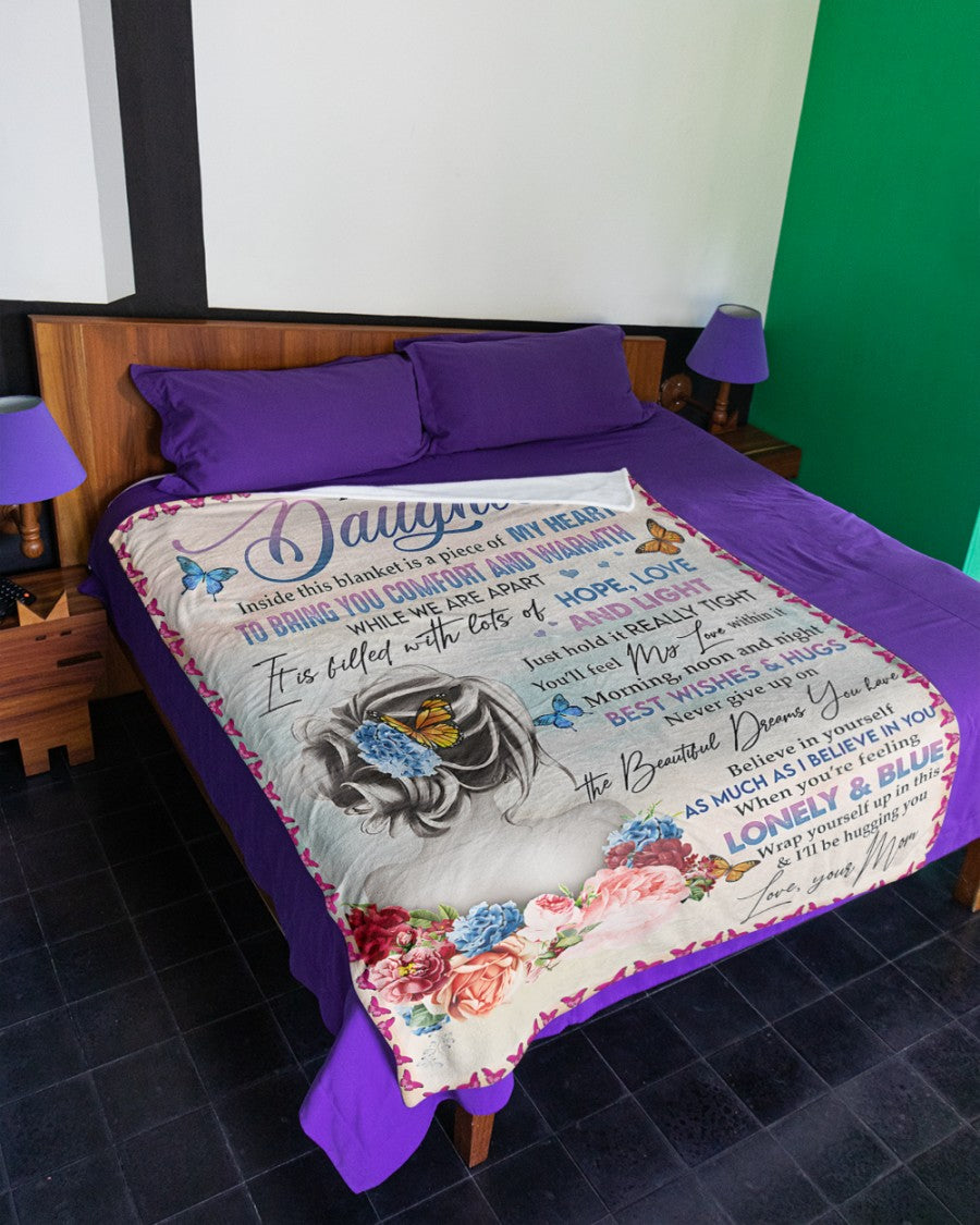 Special Gift For Your Daughter Blanket - From Mom (SKUB12-104)