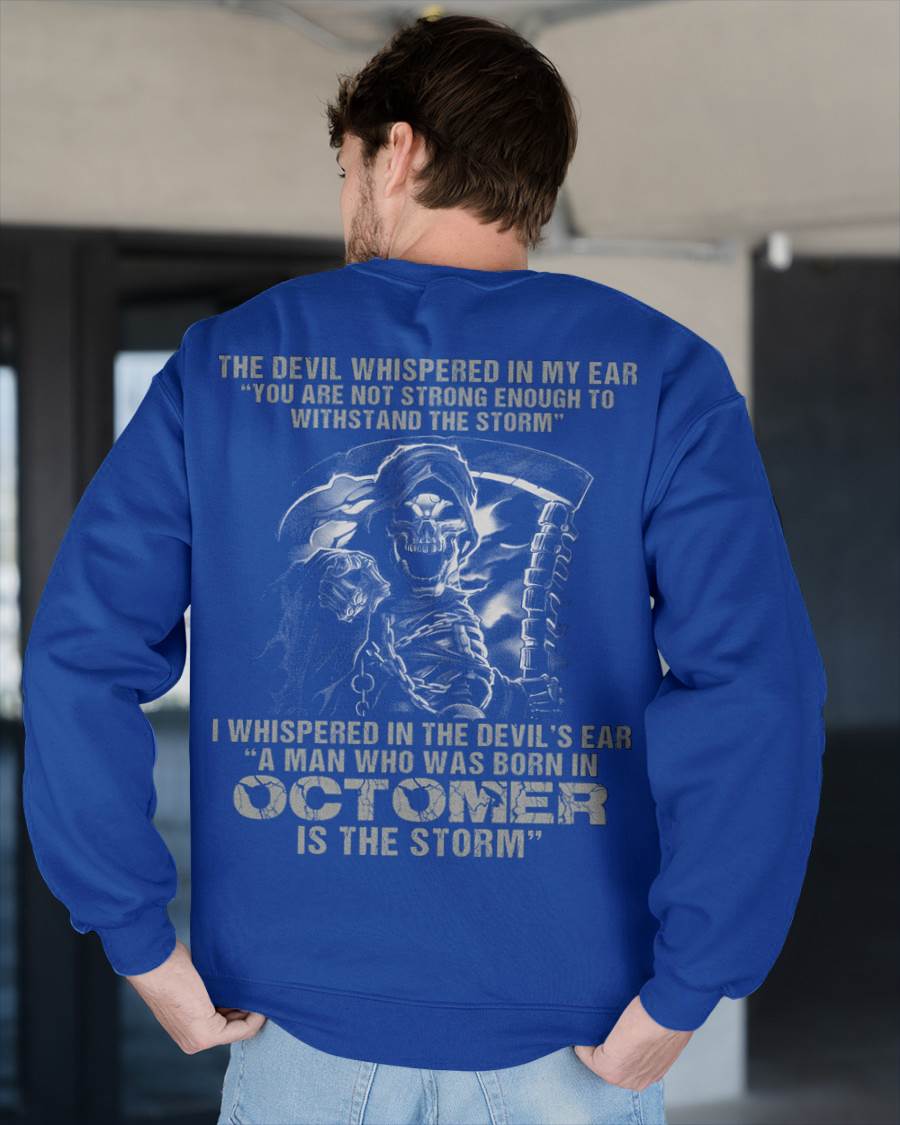 October - The Devil Whispered In My Ear - T-Shirt For Man - DONN10 (SKU08-87-10)