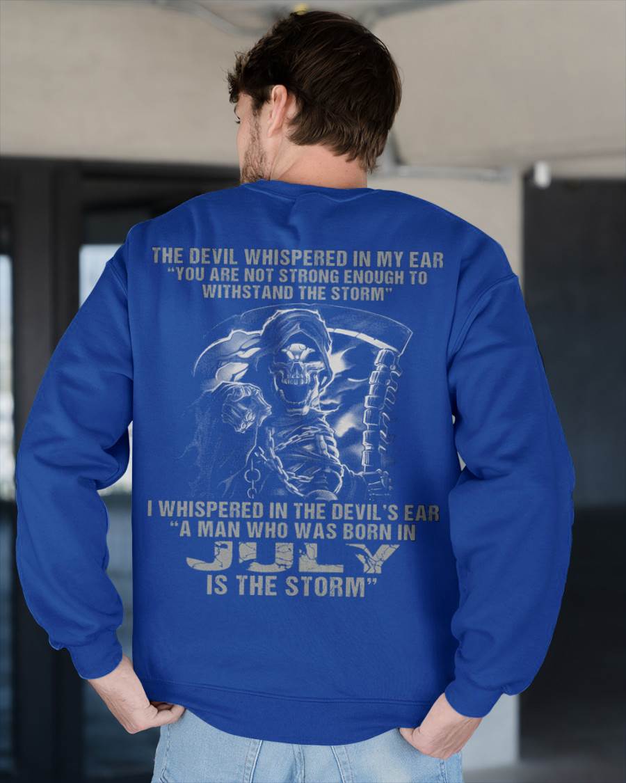 July - The Devil Whispered In My Ear - T-Shirt For Man - DONN07 (SKU08-87-07)