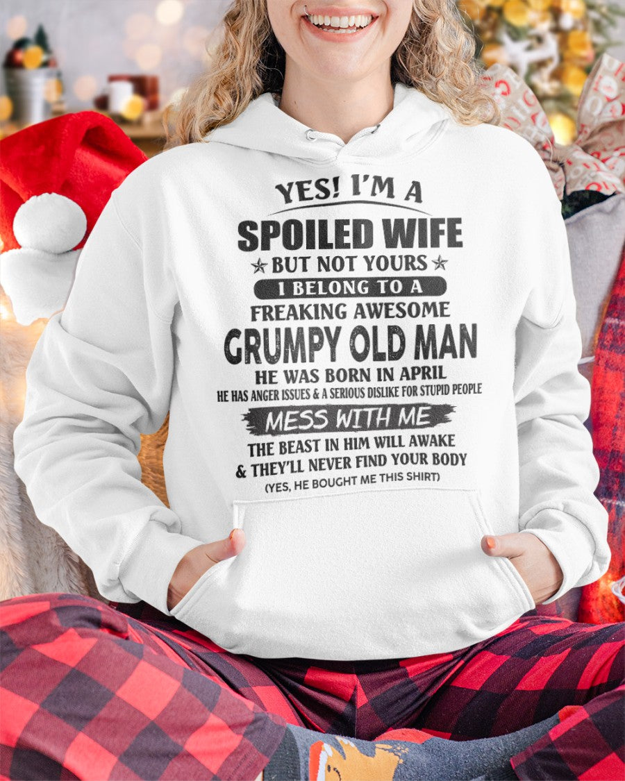 Grumpy Old Man April – Perfect gift for wife From Husband – Ebil04 (SKU08-63-04)