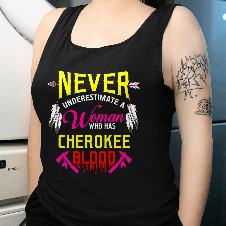 Native American T-Shirts, Vintage Native American Unisex T-Shirt/Hoodie/Sweatshirt HLT00 - Native American Cherokee Indigenous Peoples Day T-Shirt (1)