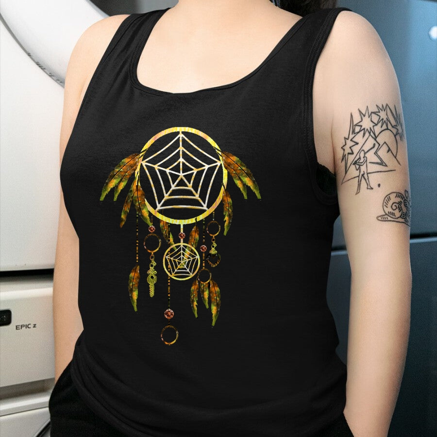 Native American T-Shirts, Vintage Native American Unisex T-Shirt/Hoodie/Sweatshirt HLT00 - Dream Catcher Autum Native American Indian Southwest Art T-Shirt