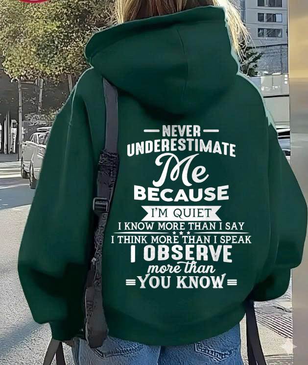 Never Underestimate Me - T-Shirt For Woman - DONN00 (SKU2602-79-00)