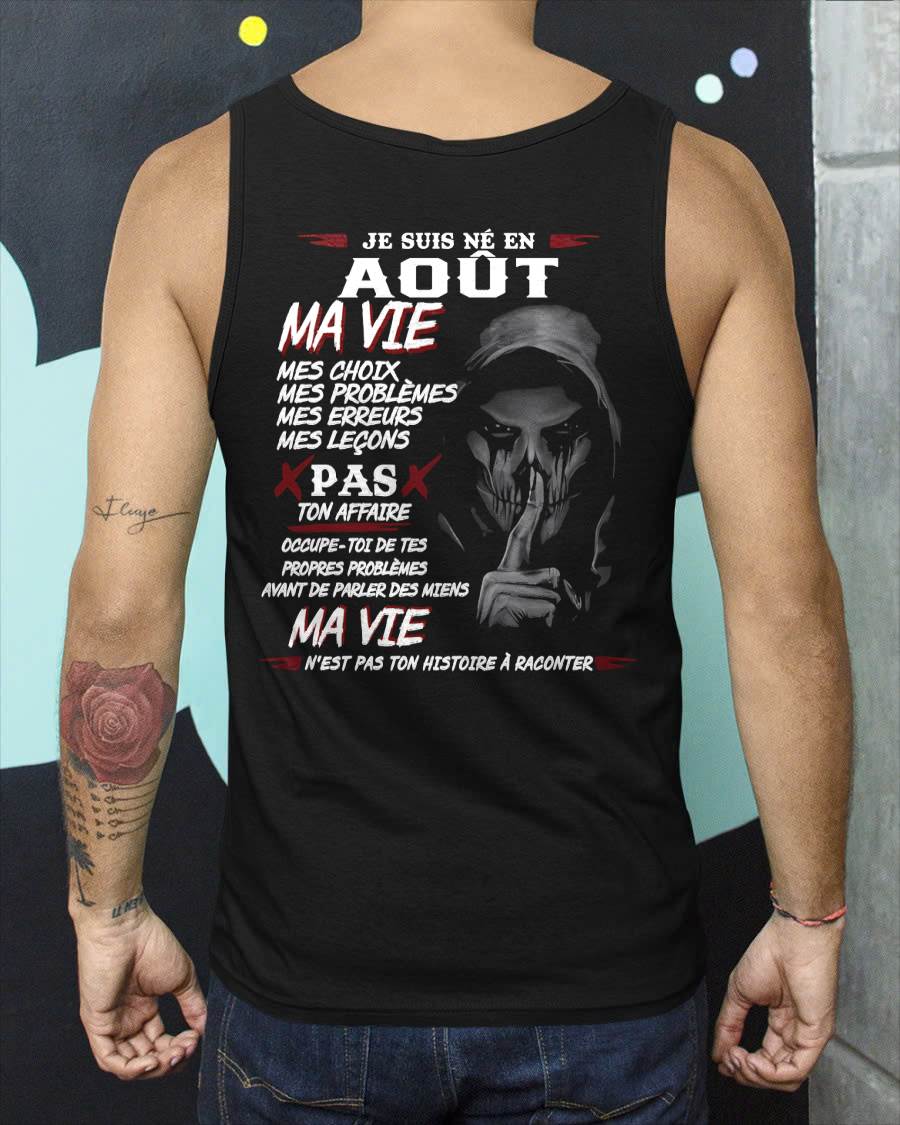 MA VIE – T-shirt pour homme – DOAN08 (SKU12-269-08)