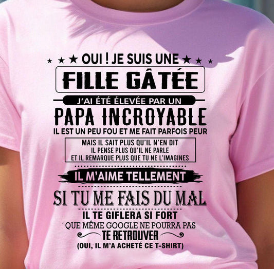 FILLE GÂTÉE – CADEAU DE PAPA - fr00 / DONN00 (SKU26T-01106-00)