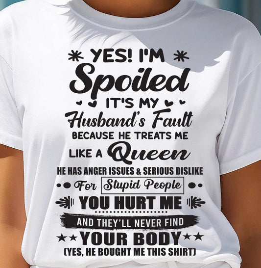 SPOILED WIFE - GIFT FROM HUSBAND - DONN01 (SKU26T-01107-01)