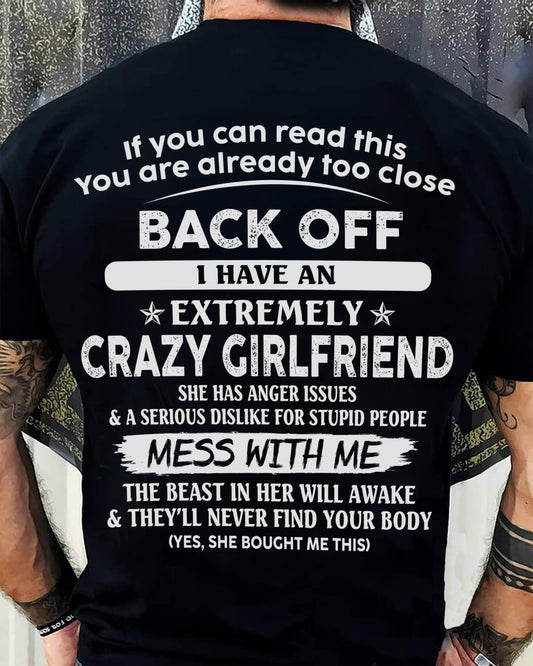 If You Can Read This You Are Already Too Close - Gift For Your Boyfriend, Husband From Wife - DONN00 (SKU07-175-00)