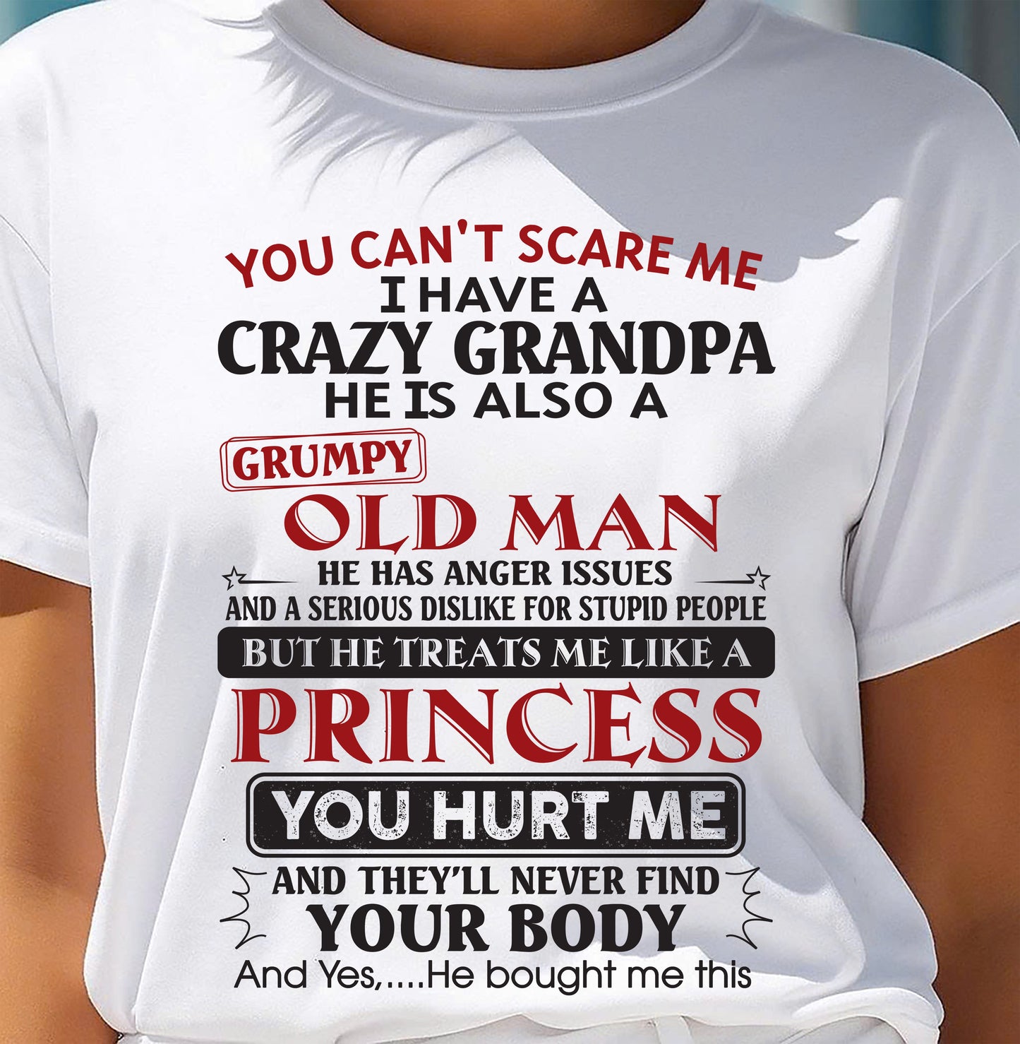 I Have A Crazy Grandpa - Gift For Granddaughter From Grandpa - DOAN00 (SKU09-143-00)