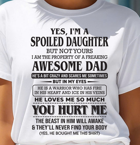 I Am The Property Of A Freaking Awesome Dad – Gift For Son And Daughter From Dad – DOAN00 (SKU11-28-00)