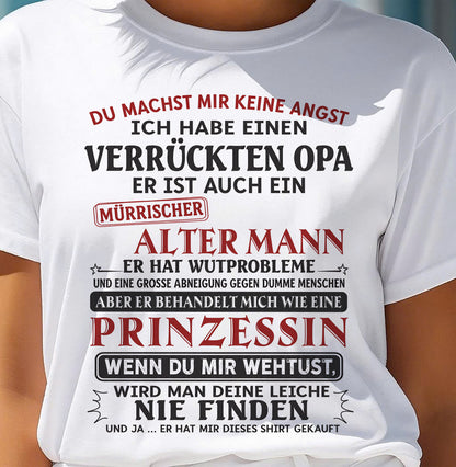 DU MACHST MIR KEINE ANGST - GESCHENK FÜR MEINE ENKELTOCHTER VON OPA - DONN00 (SKU2606-239-00)