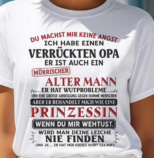 DU MACHST MIR KEINE ANGST - GESCHENK FÜR MEINE ENKELTOCHTER VON OPA - DONN00 (SKU2606-239-00)