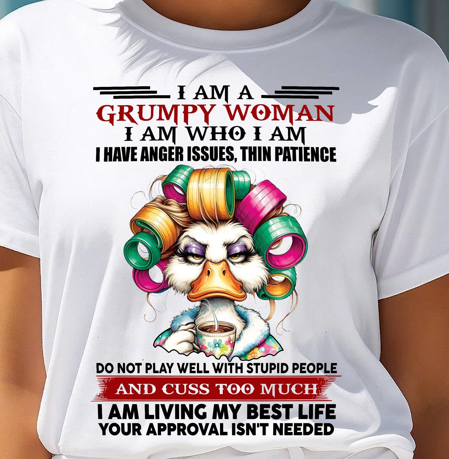 GRUMPY WOMAN - BIRTHDAY SHIRT FOR WOMEN - EBIL00 (SKU26T-01-22-00)