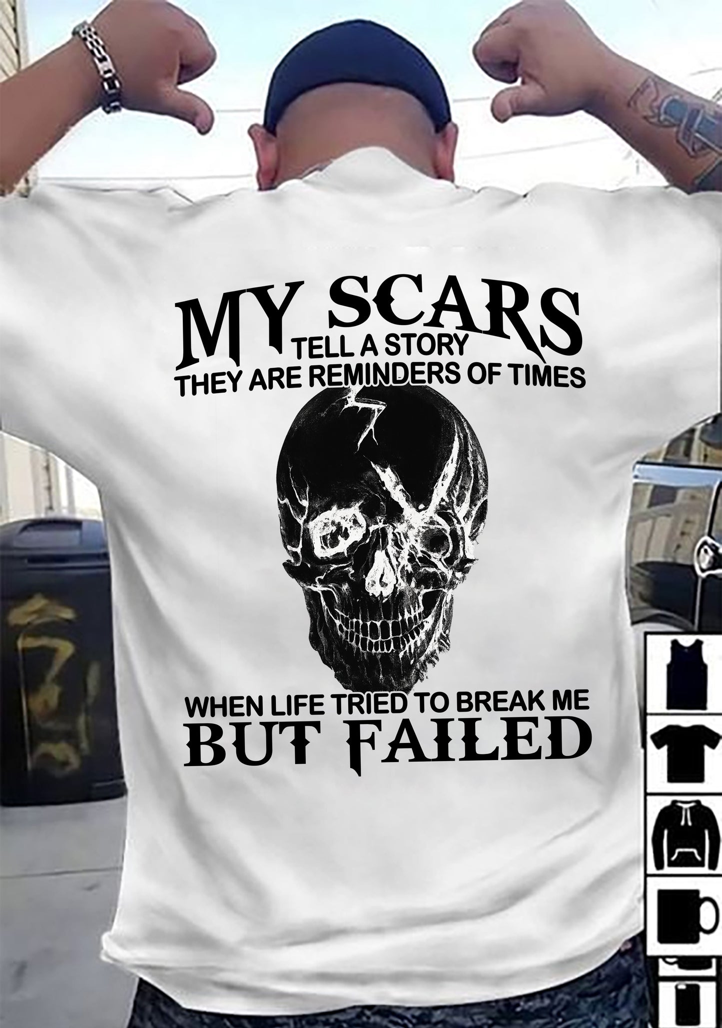 My Scars Tell A Story – T Shirt For Man – DONN00 (SKU2604-34-00)