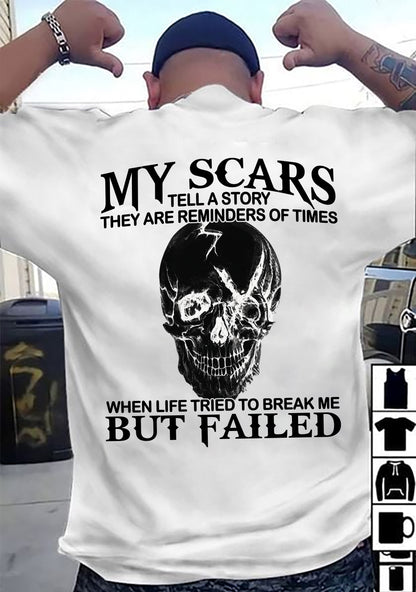 My Scars Tell A Story – T Shirt For Man – DONN00 (SKU2604-34-00)