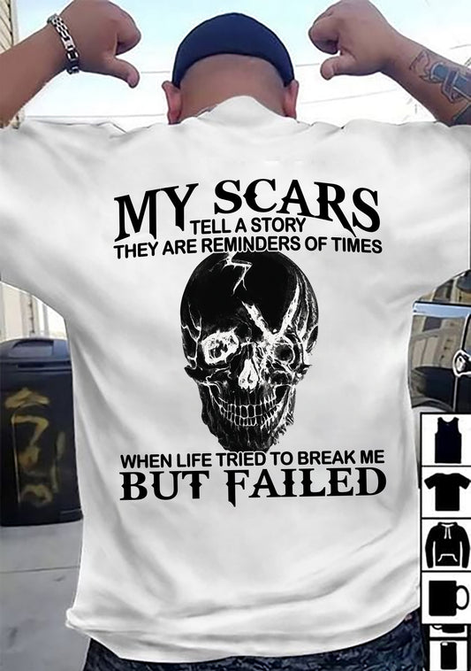 My Scars Tell A Story – T Shirt For Man – DONN00 (SKU2604-34-00)