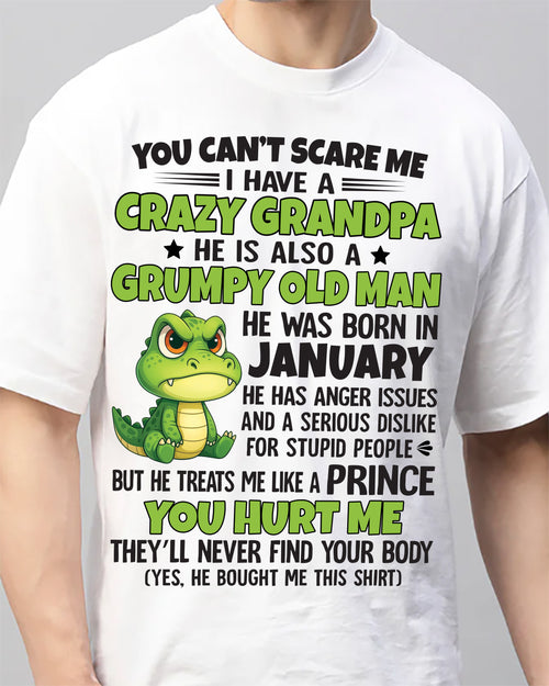 YOU CAN’T SCARE ME - GIFT FOR GRANDSON AND GRANDDAUGHTER FROM GRANDPA - DOAN01 (SKU09-121-01)