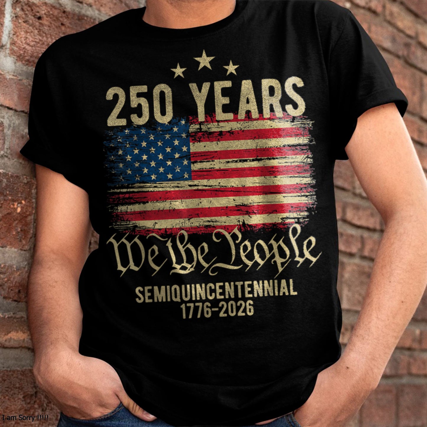 U.S 250th BIRTHDAY T-SHIRT - US250 (SKU26T-0186)