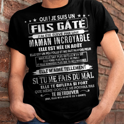 AOÛT - FILS GÂTÉ – CADEAU DE MAMAN - EBIL08 (SKU26T-0172-08)