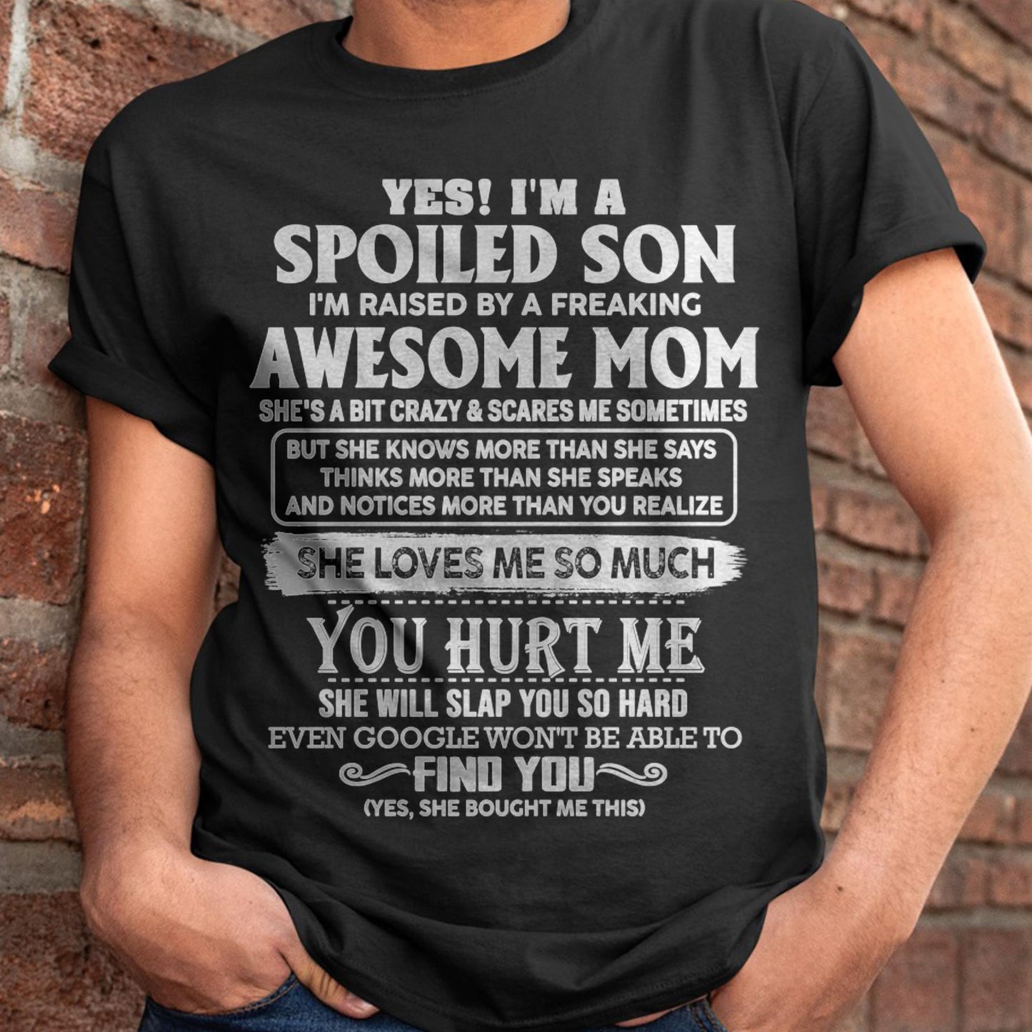 Awesome Mom - Perfect Gift For Your Spoiled Son From Mom - ebil00 (SKU05-47-00)