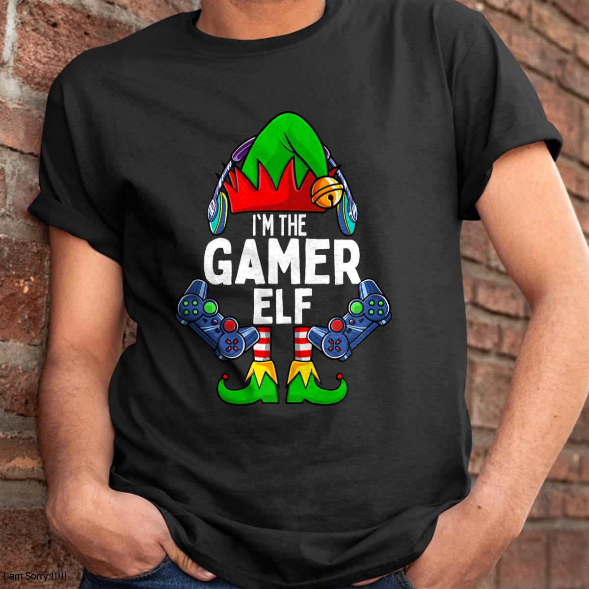 Gamer Elf Matching Family Christmas T-Shirt - Christmas Unisex T-Shirt/Hoodie/Sweatshirt - HNDS00