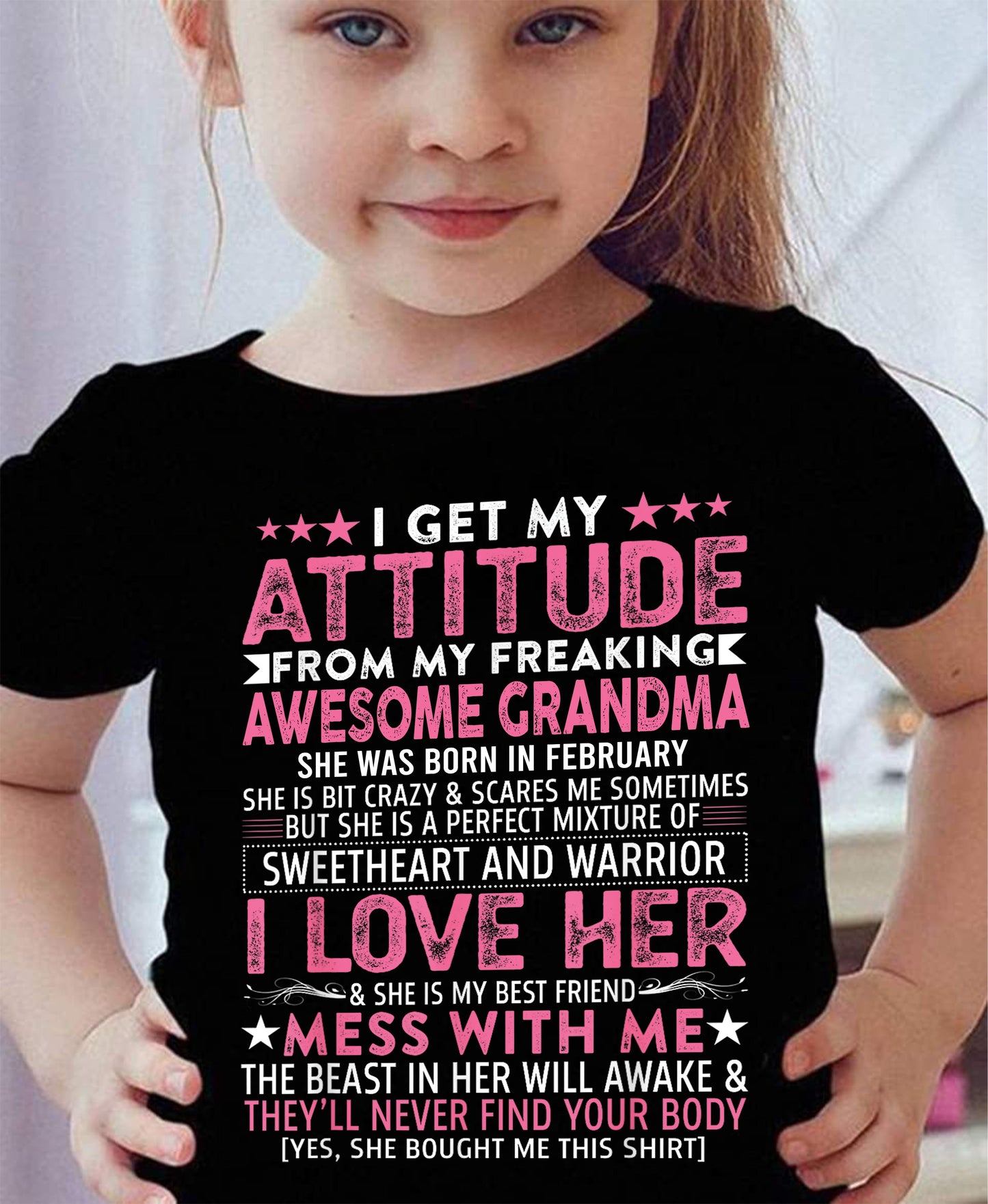 I GET MY ATTITUDE FROM MY GRANDMA FEBRUARY EDITION – FROM GRANDMA TO GRANDDAUGHTER EBIL02 (SKU07-163-02)