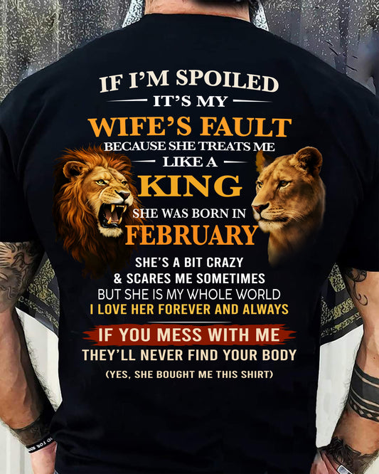 FEBRUARY - SPOILED HUSBAND - GIFT FROM WIFE - EBIL02 (SKU26T-01-60-02)