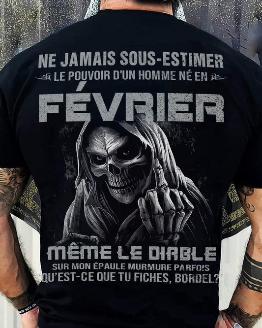 LE POUVOIR D’UN HOMME NÉ EN – T-SHIRT POUR HOMME – DONN02 (SKU08-61-02)